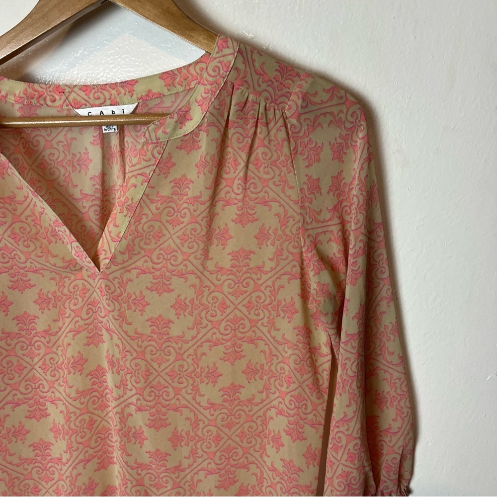 Cabi Poolside Top Tunic With Drawstring Waist Siz… - image 3